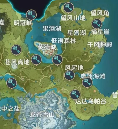 蒙德地灵龛都在哪？超详细位置图文指南