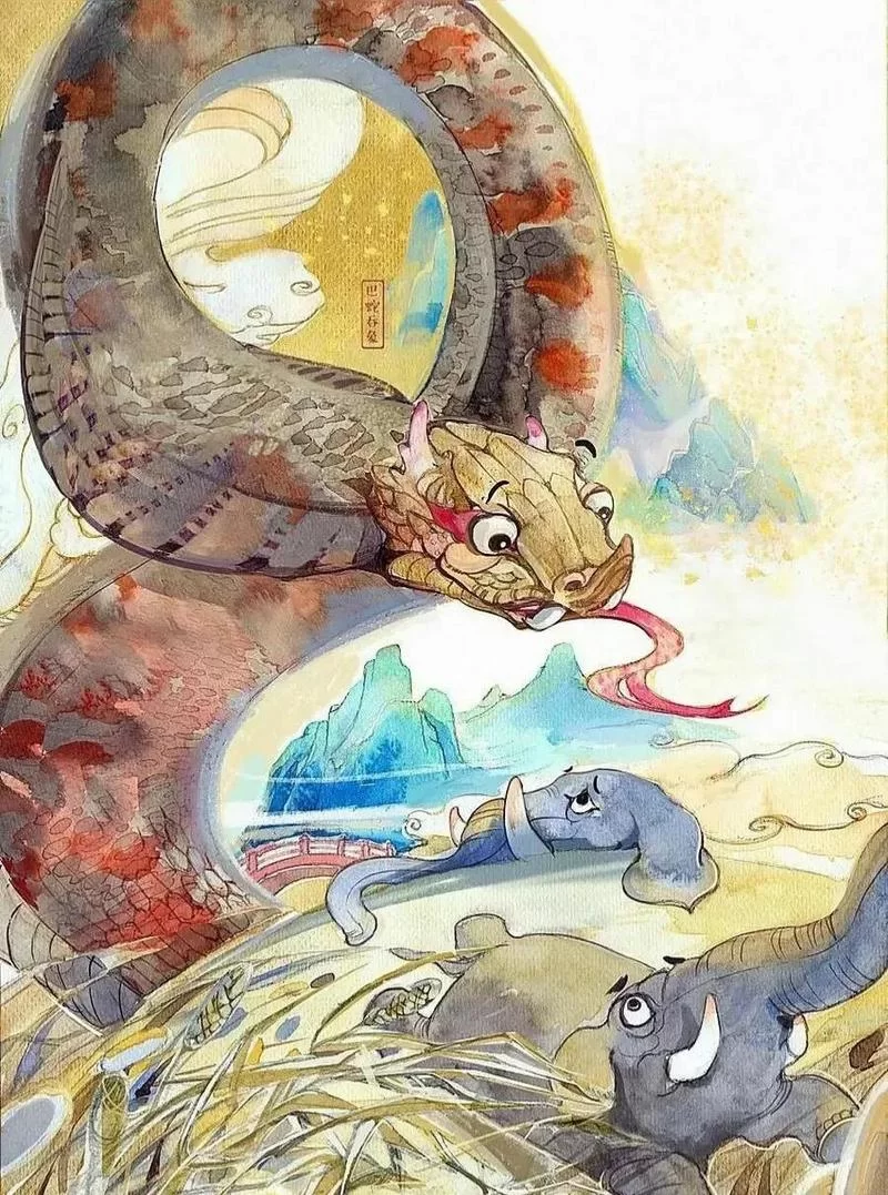 蛇什么吞象？揭秘这个成语的真实含义
