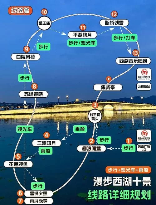 西湖十景哪个景点不在其中？快来测试你的知识！