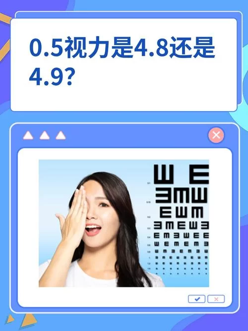 视力0.5是什么意思？0.5的含义及相关疾病