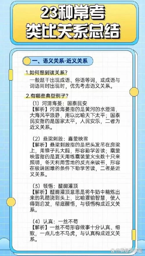 解读：第一重类比关系究竟在对方的脑海里？