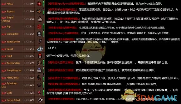 解锁以撒的结合忏悔隐藏内容：实用种子代码分享