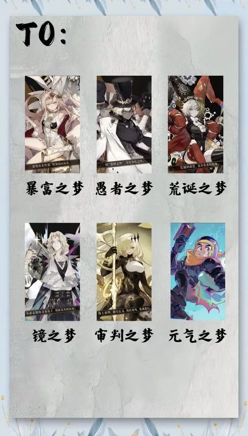 诺亚之心角色强度排行榜：助你轻松选择最佳伙伴