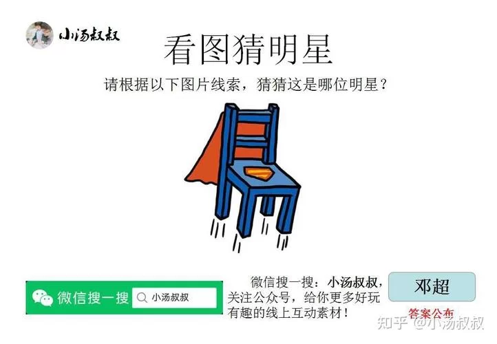 超强看图猜明星游戏，500个图片答案解析！