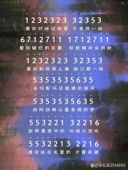 超简单孤勇者计算机数字谱：小白也能快速上手