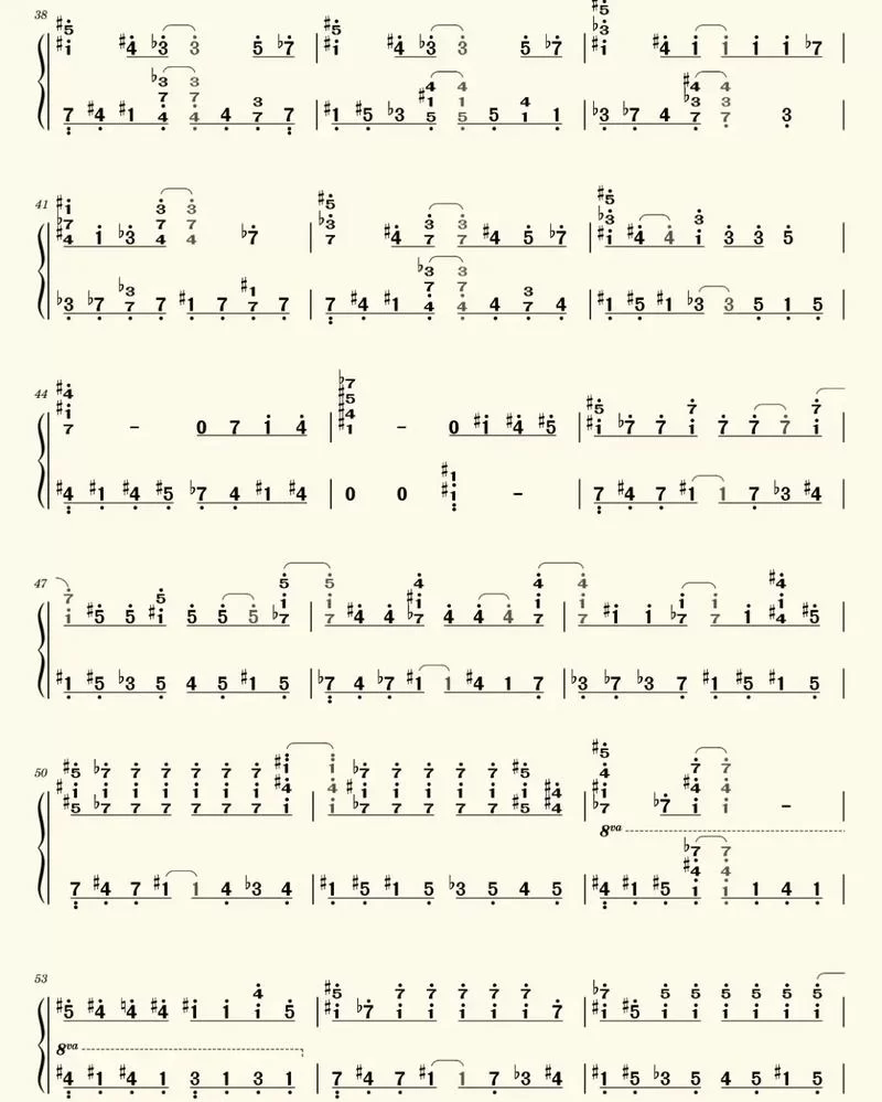 超简单!未闻花名钢琴简谱,附高清图片下载 超简单!未闻花名钢琴简谱,附高清图片下载