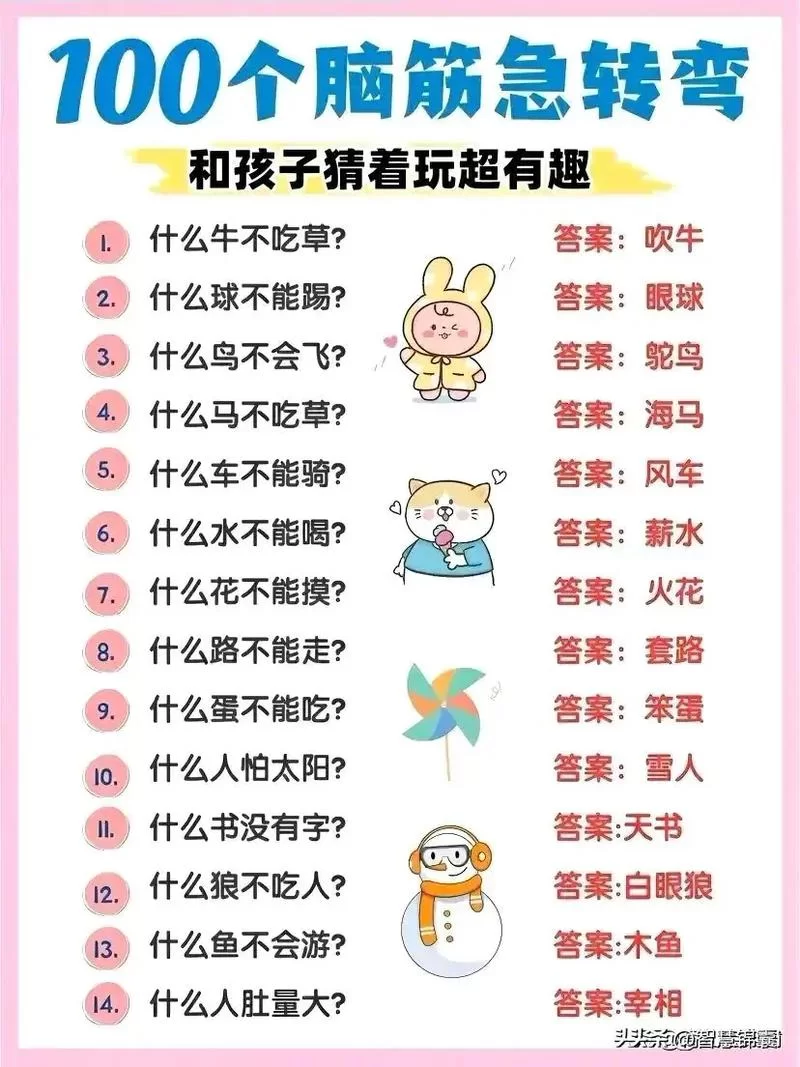 趣味脑筋急转弯：什么球不能踢？答案让你意想不到