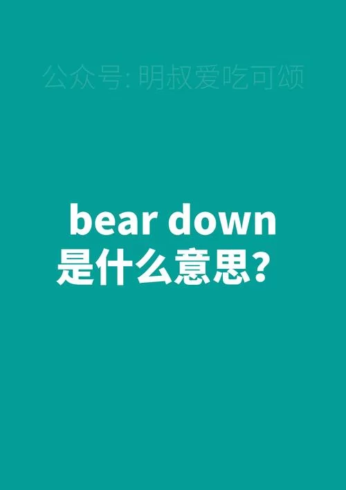 轻松搞定“狗熊”的英语表达，附例句讲解