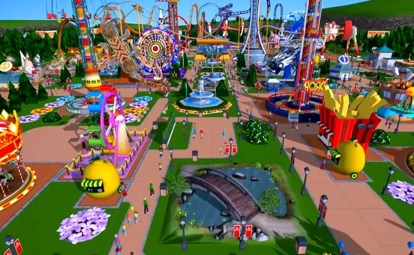 过山车大亨2：超高自由度，建设你的刺激乐园！
