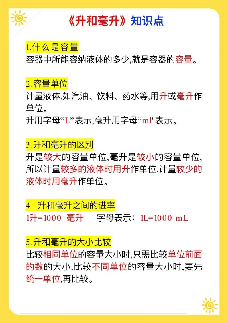 还在为单位换算烦恼？1000毫升等于多少升，一看就会