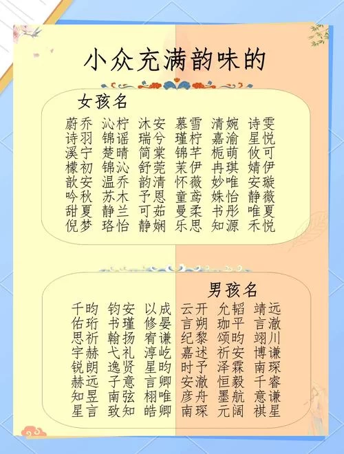 还在为取名发愁？教你如何取一个凹凸感的名字