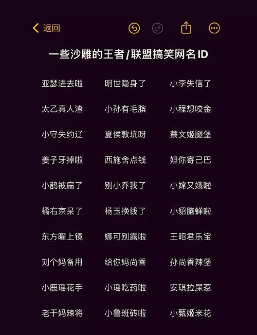 还在愁王者游戏名字？这些搞怪女号名字火爆全场