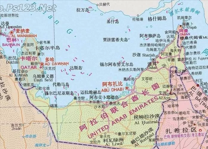 迪拜地图位置详解:找迪拜,看地图就一目了然 迪拜地图位置详解:找迪拜,看地图就一目了然