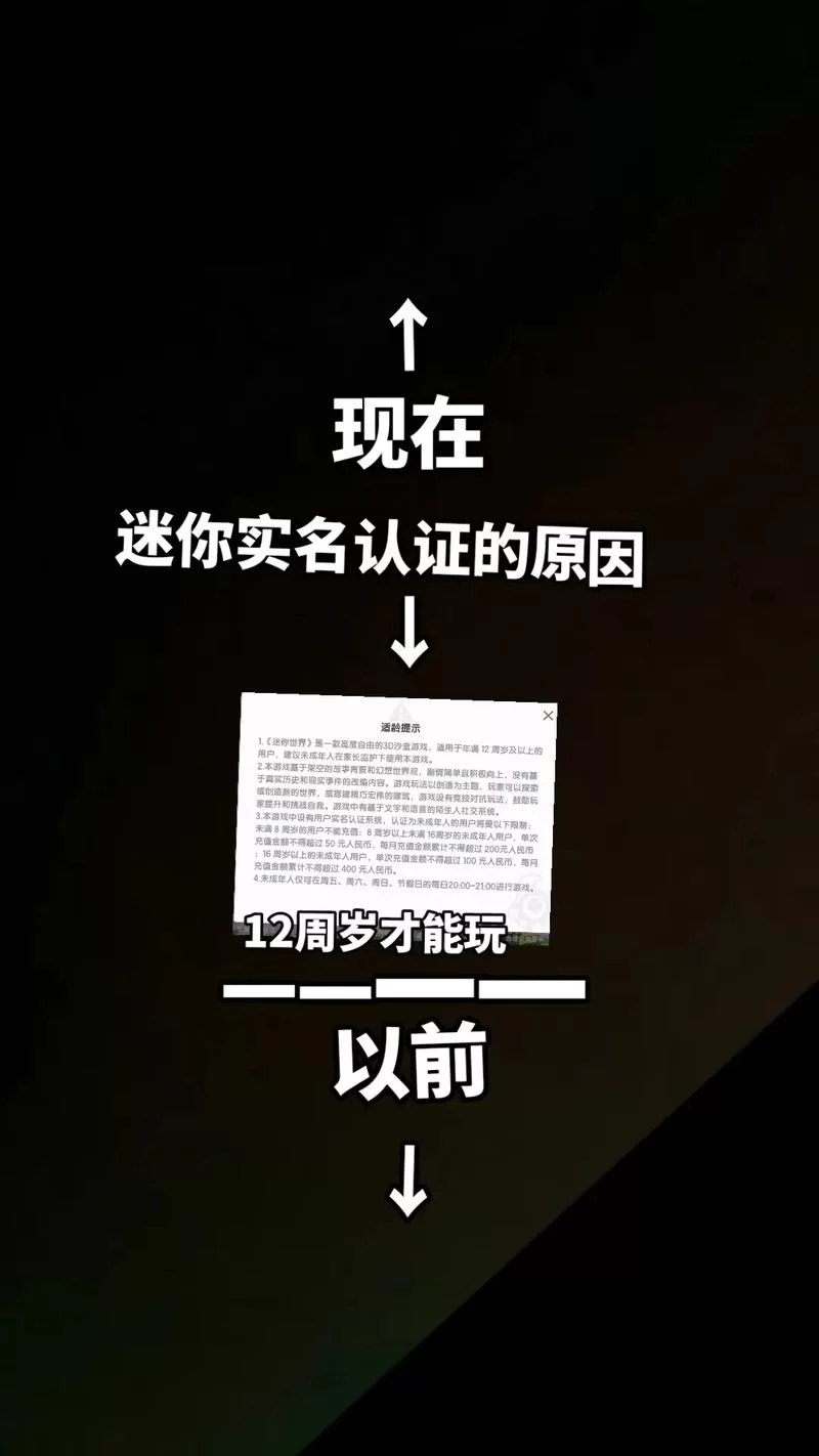 迷你世界实名认证不会？教你快速完成认证