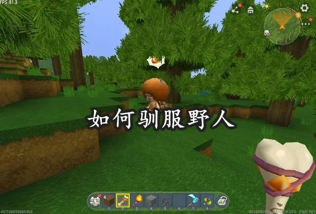 迷你世界怎么驯服野人？新手必看驯服攻略！