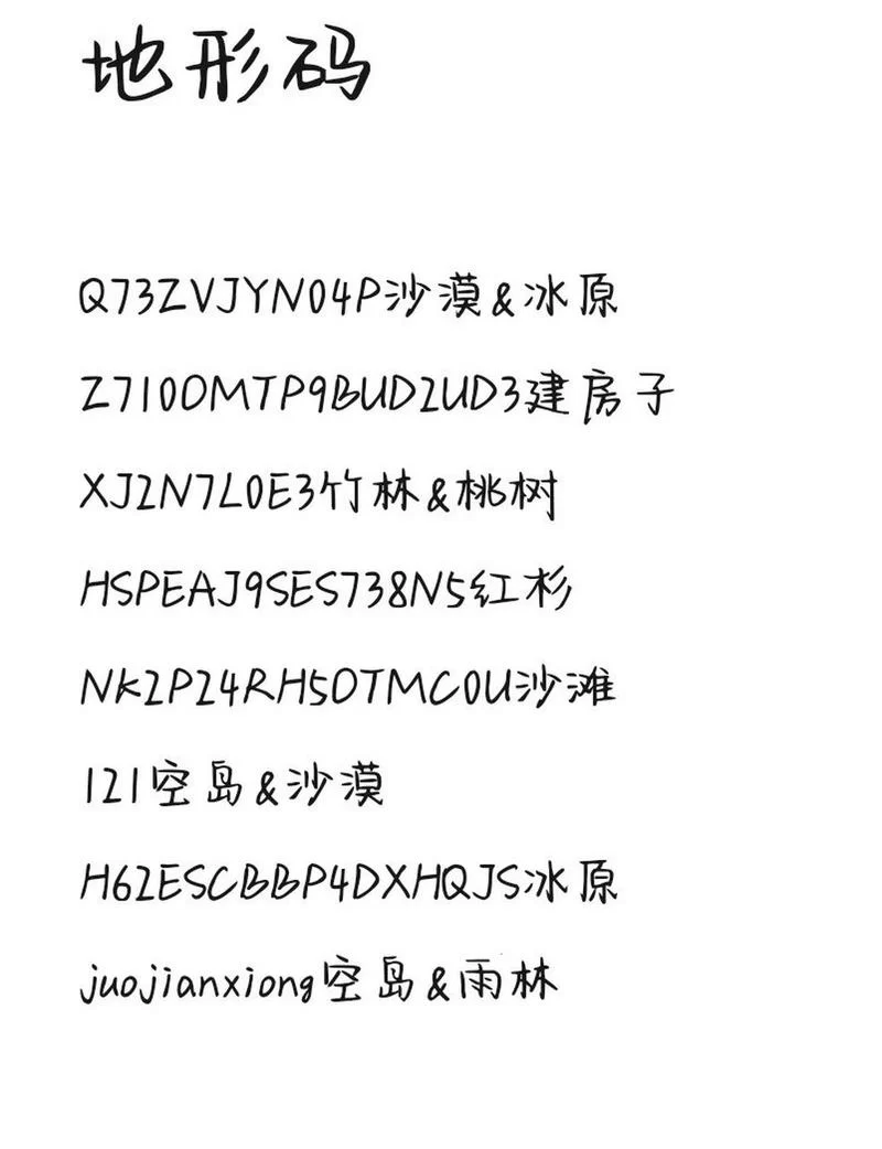 迷你世界桃林地形码大全：快速找到你的桃花源