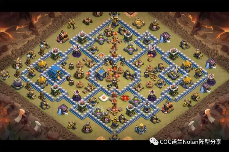 部落冲突12本：公认第一神阵大揭秘，轻松防御！