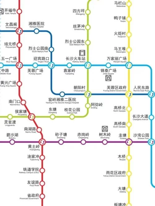 长沙地铁2号线时刻表查询：最新运营时间及站点信息