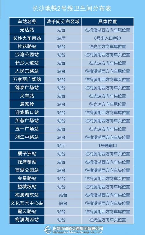 长沙地铁2号线时刻表查询：最新运营时间及站点信息