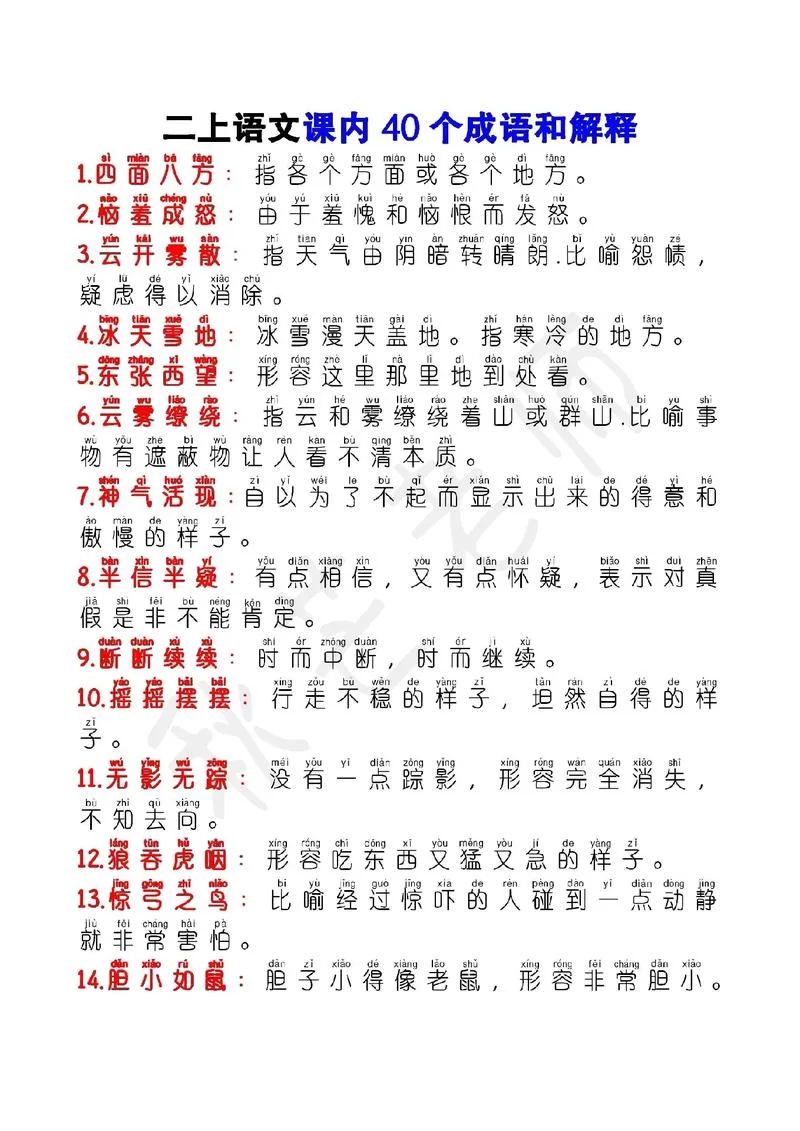 闪闪烁烁的含义是什么？成语闪闪烁烁的用法及例句详解