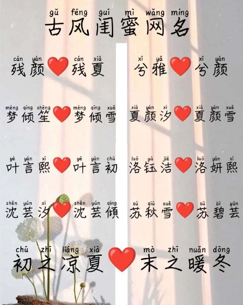 闺蜜ID大全：超全闺蜜网名ID分享，好听又独特的闺蜜ID推荐