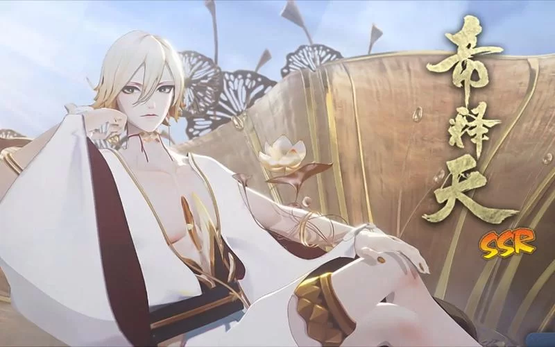阴阳师手游帝释天图片：角色原画及同人图