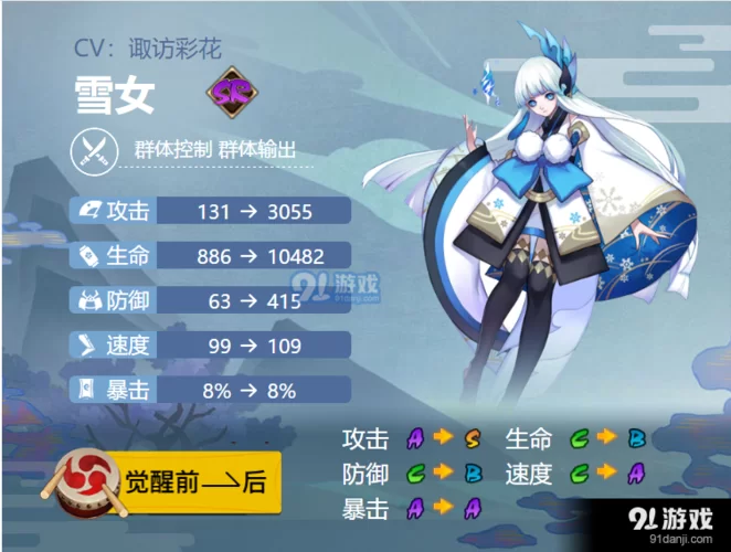阴阳师雪女御魂深度解析：不同御魂效果对比