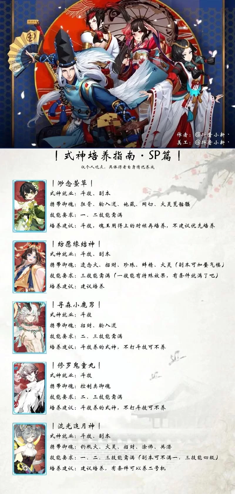 阴阳师鬼武达摩使用攻略：快速培养式神