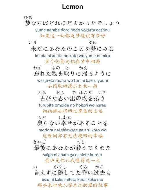 零基础也能学会的Lemon简谱：附详细教程和弹奏技巧