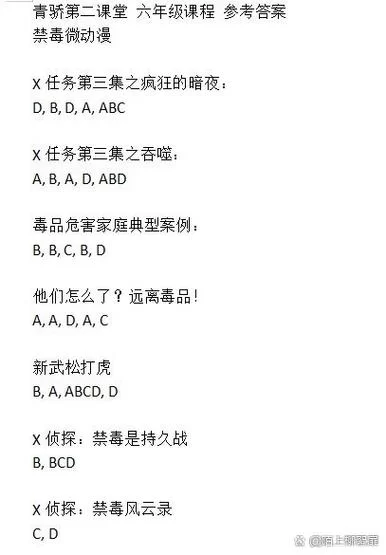 青骄第二课堂知识竞赛答案大全，轻松拿高分！