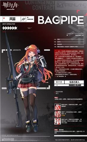 风笛精二材料清单速览：轻松精二你的风笛干员