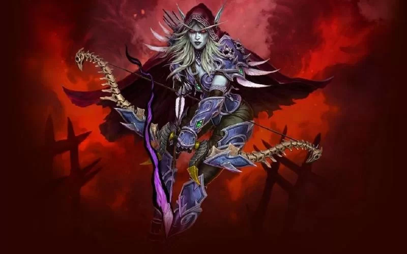 风行者希尔瓦娜斯：魔兽世界中的传奇女妖