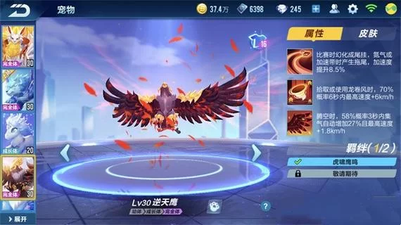 飞车手游竞速宠物排名2024,逆天鹰还能保持第一吗? 飞车手游竞速宠物排名2024,逆天鹰还能保持第一吗?