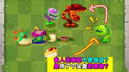 食人花吃僵尸图片：游戏截图与现实对比