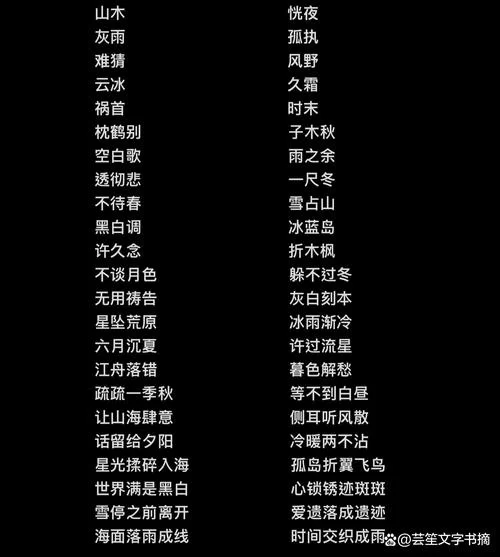 高冷一字ID昵称：彰显个性的独特ID选择