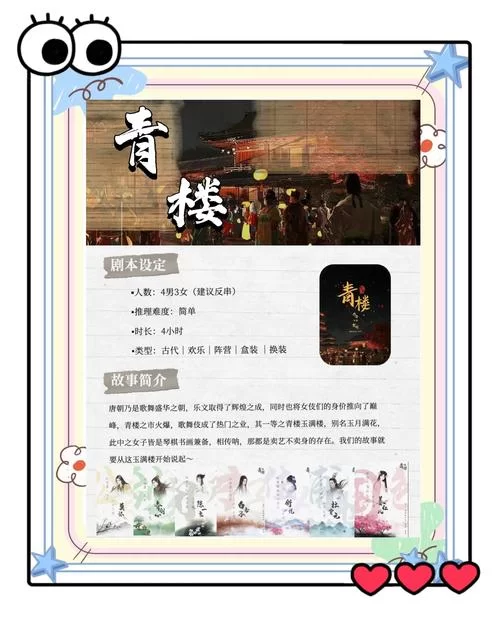 高分好评！青楼剧本杀体验，过年聚会首选！