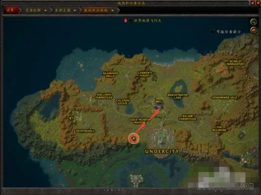 魔兽世界嚎风峡湾地图位置及前往方法