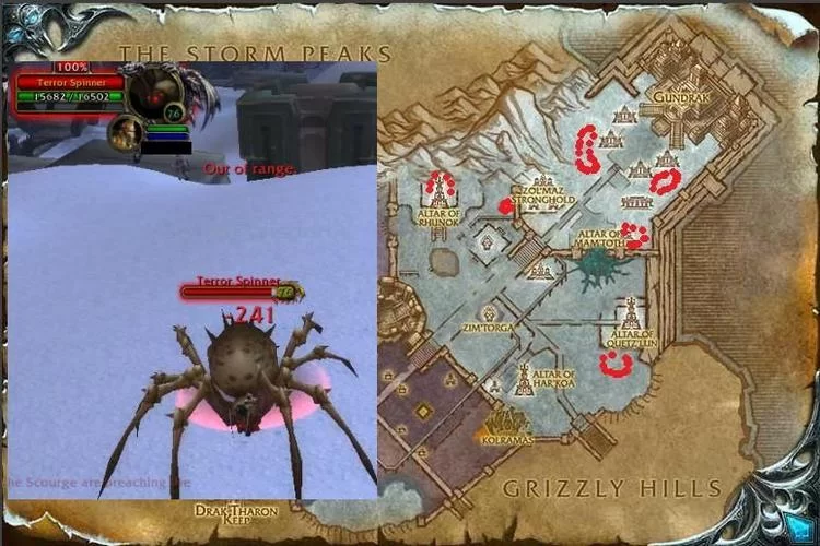 魔兽世界霜害成就：坐标位置及怪物详解