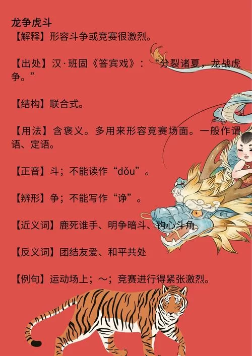 龙虎猴成语解析：揭秘这些成语的深层含义