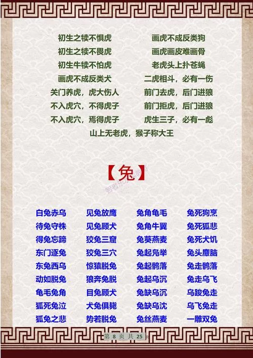 龙虎猴成语解析：揭秘这些成语的深层含义