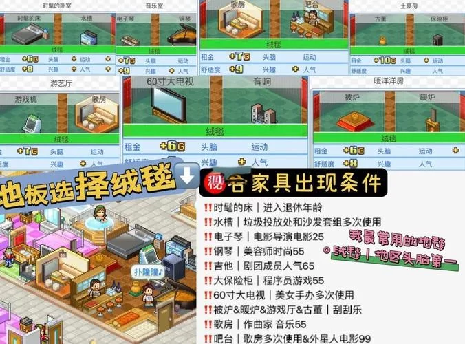 公寓物语最新版本更新内容 新增家具装饰一览