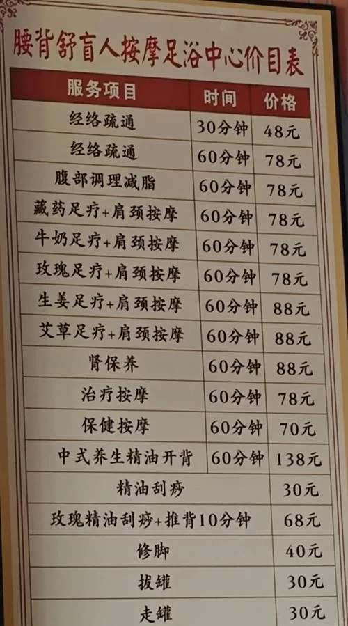 古式按摩店版本大全 如何挑选适合自己的按摩方式