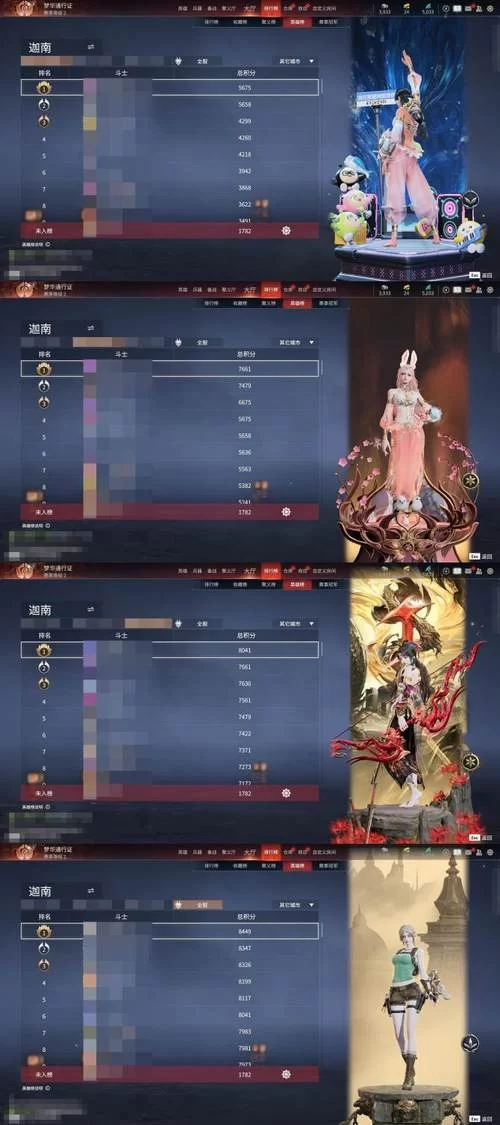 后宫秘密绅士游戏角色排名谁才是真命天女