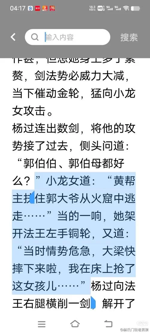 夺取兄嫂杨过游戏剧情解析 杨过与兄嫂的爱恨情仇