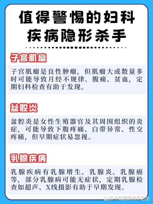 妇科医生最新提醒这些症状千万别忽视