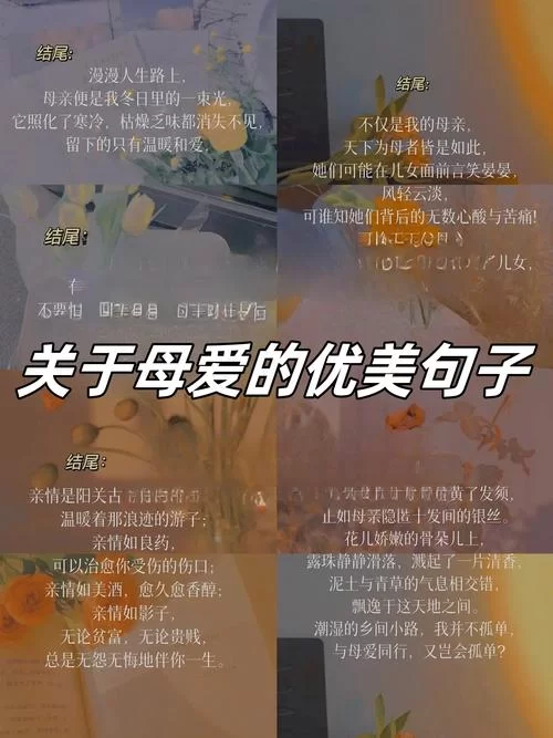 母爱如山最新文章精选 读懂母亲藏在岁月里的爱