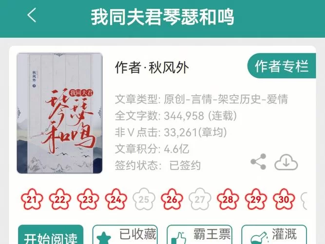 琴瑟完结在哪里能下载 全本小说资源分享
