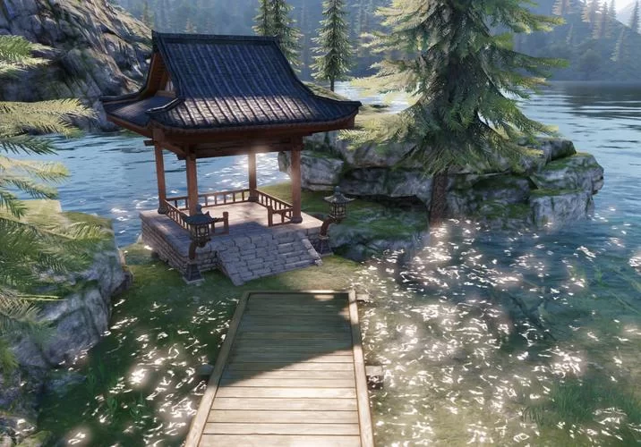 裂谷中的房子杨过游戏画面 真实场景效果展示分析