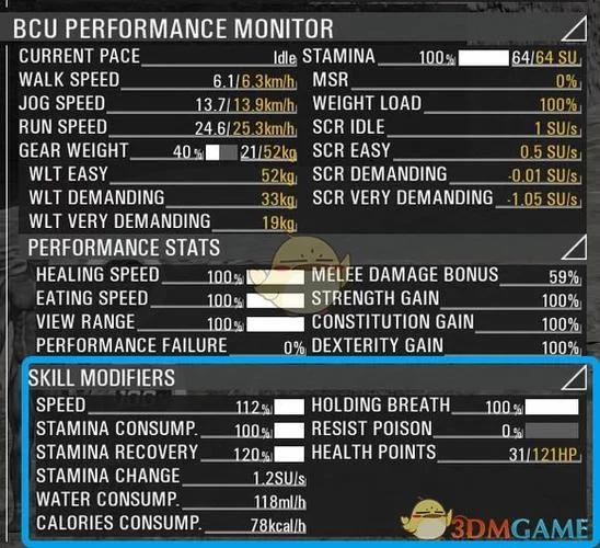 《人渣》各属性点具体效果介绍