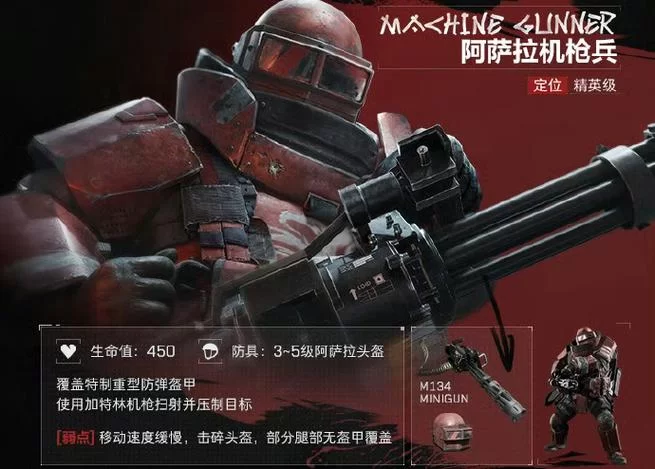 《人间地狱》机枪兵兵种介绍